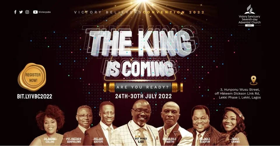 VBC 2022 poster: The King Is Coming. Are You Ready?