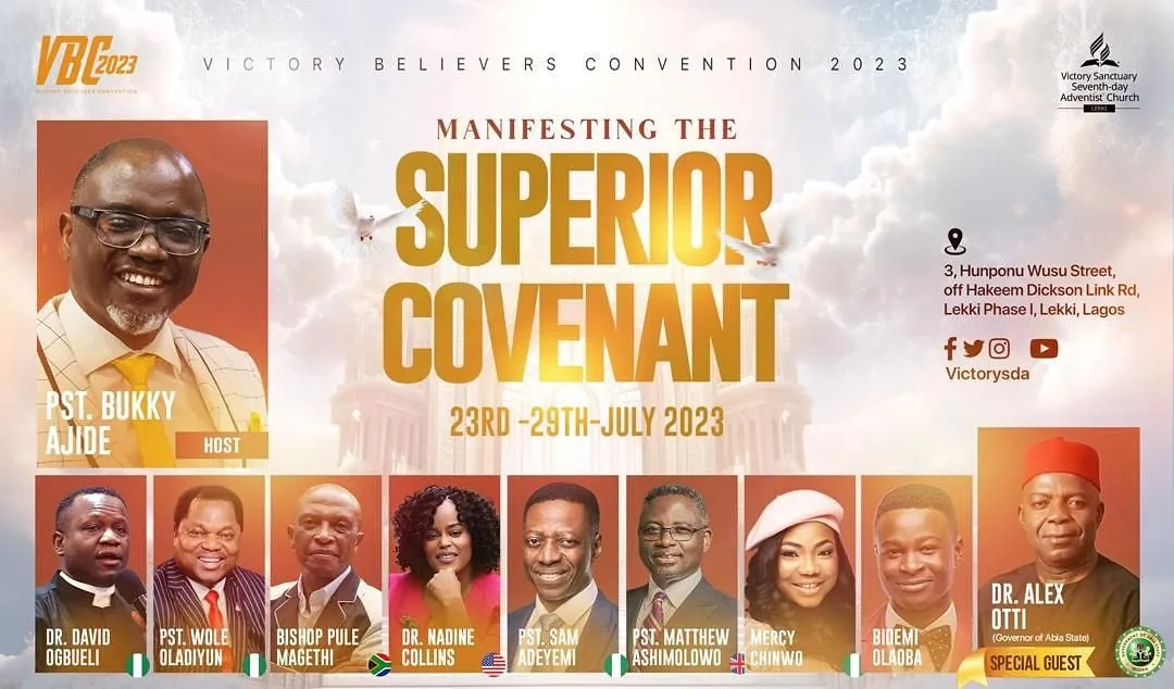 VBC 2023 poster: Manifesting the Superior Covenant