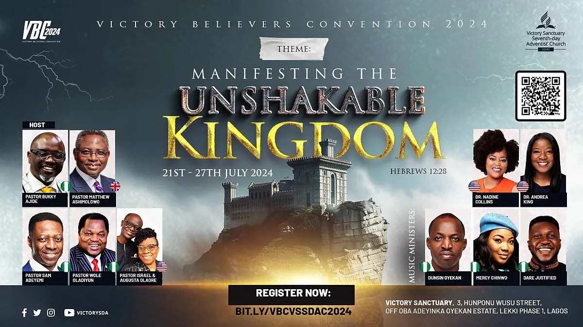 VBC 2024 poster: Manifesting the Unshakable Kingdom