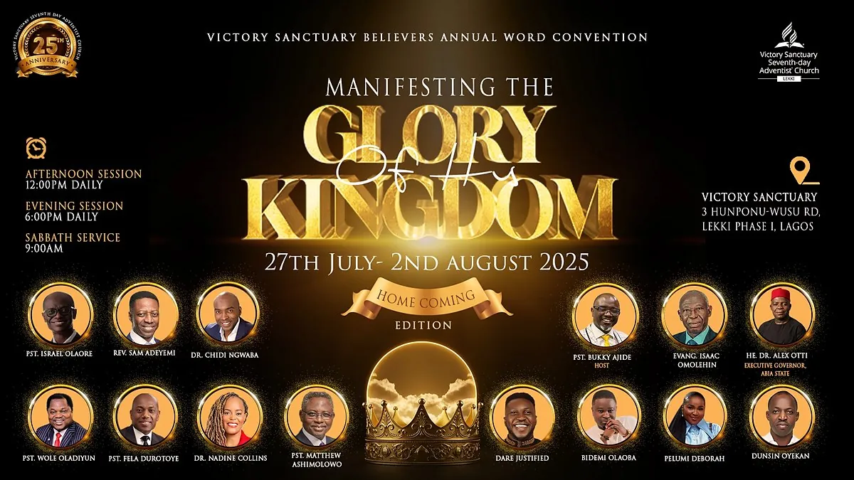 VBC 2025 poster: Manifesting the Glory of the Kingdom